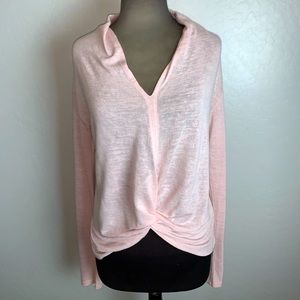 Light Pink Knotted Sanctuary Sweater